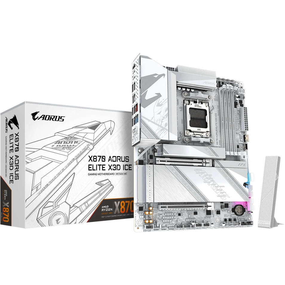 Материнская плата Gigabyte X870 AORUS ELITE X3D ICE - X870 AORUS ELITE X3D ICE/X870 A ELITE X ICE - фото 5