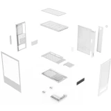 Корпус ACD Citadel 108DW White (AH-SI1G0W-00)