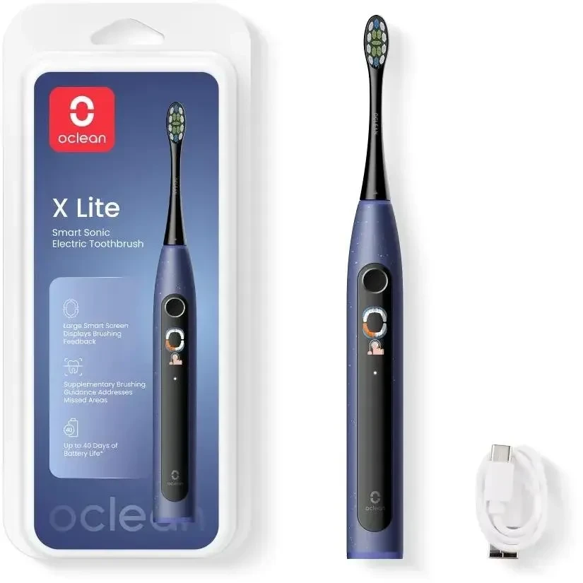 Зубная щётка Oclean X Lite Dark Blue - 6970810555974/C01000624 - фото 2