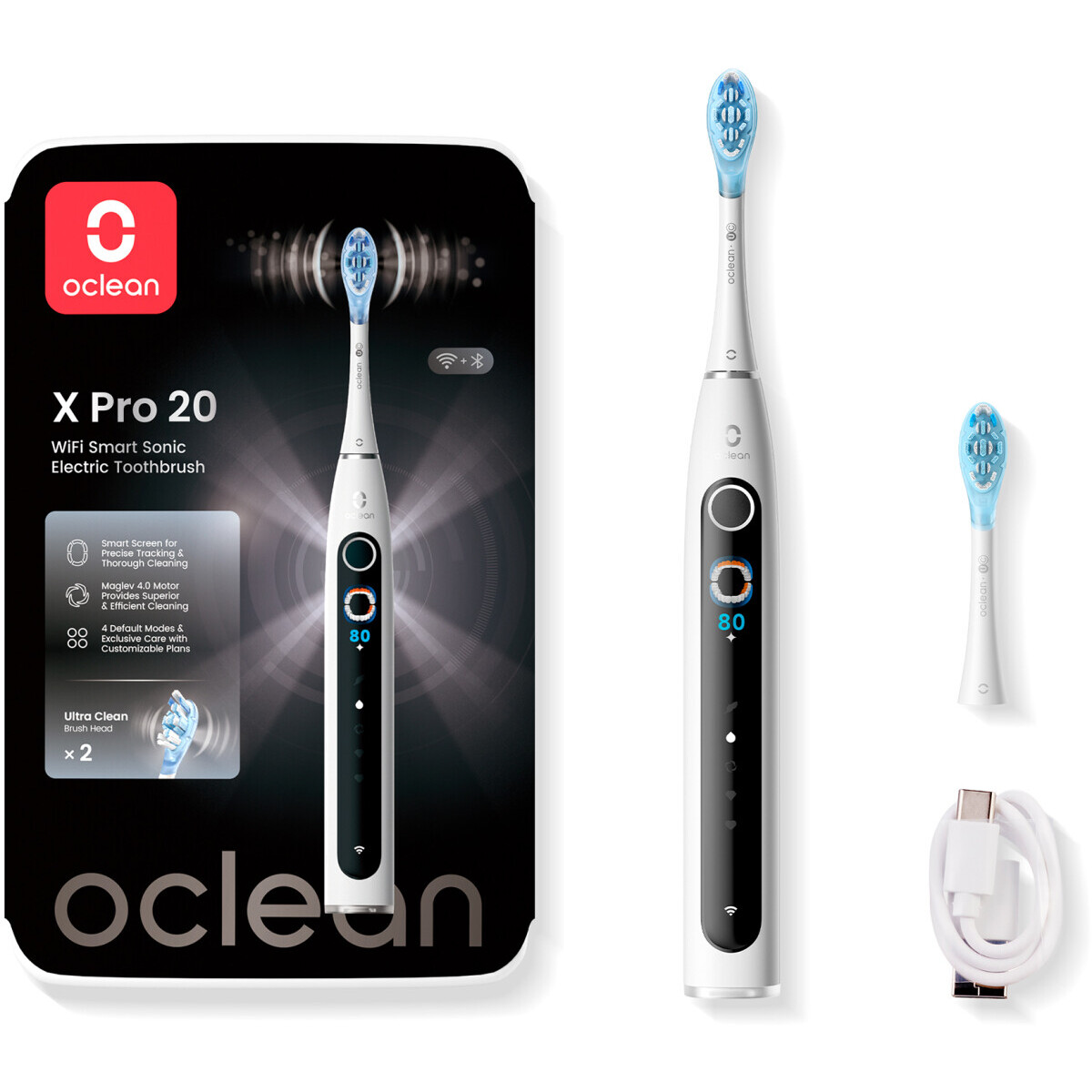 Зубная щётка Oclean X Pro 20 White - N1804
