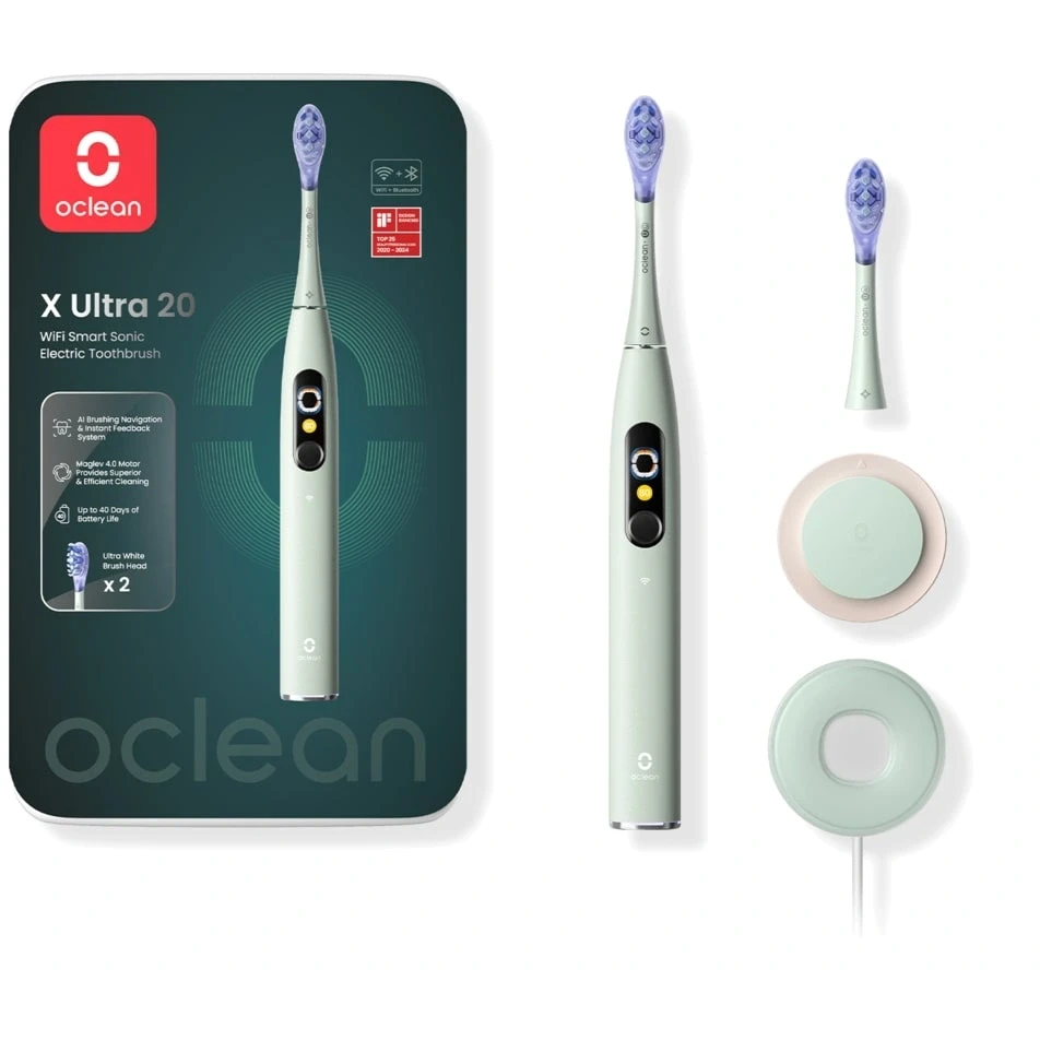 Зубная щётка Oclean X Ultra 20 Mint/Green - V8100