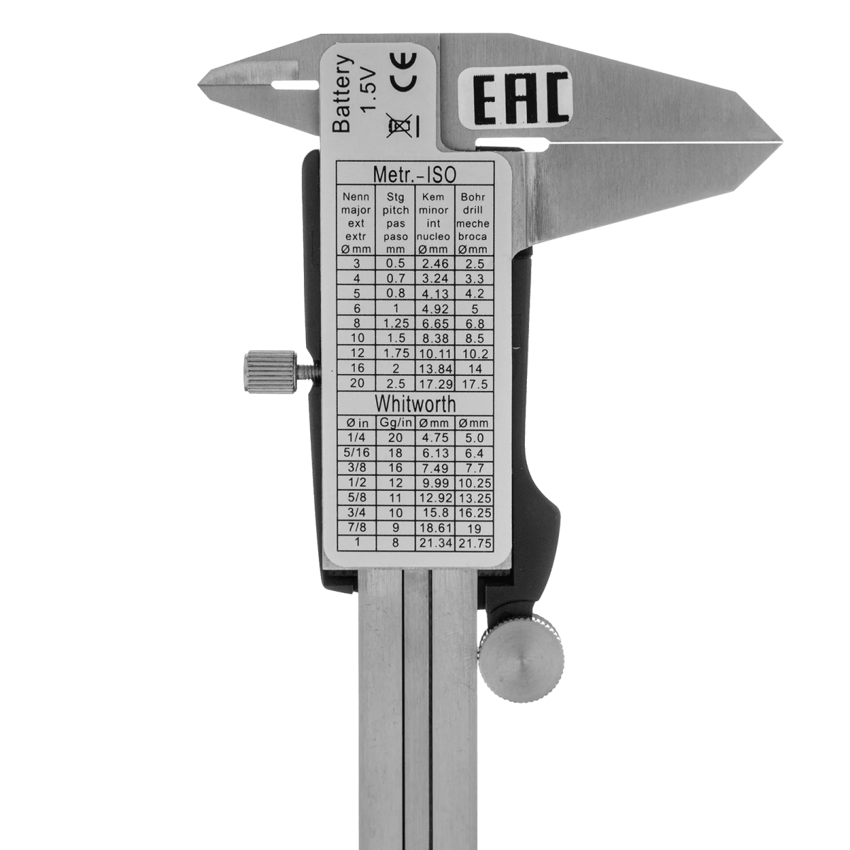 Штангенциркуль Denzel 31613 - фото 3