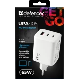 Сетевое зарядное устройство Defender UPA-105 (83265)