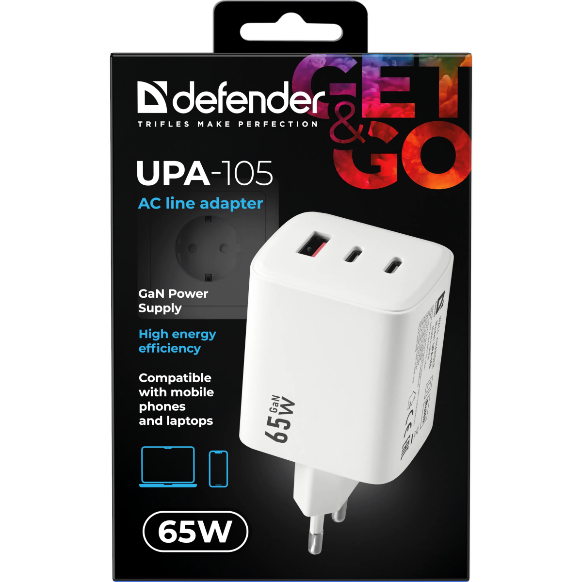Сетевое зарядное устройство Defender UPA-105 - 83265 - фото 5