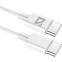 Кабель USB Type-C - USB Type-C, 1м, Defender F182 30W White - 87507 - фото 3