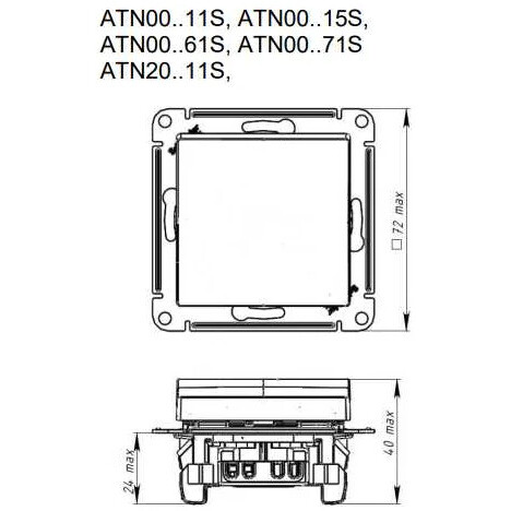 Выключатель Schneider Electric AtlasDesign ATN000515S - фото 4