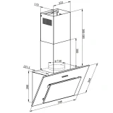 Вытяжка Weissgauff Yota 600 PB BL (435133)