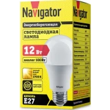 Светодиодная лампочка Navigator NLL-A60-12-230-2.7K-E27 (12 Вт, E27) (71296)