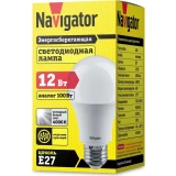 Светодиодная лампочка Navigator NLL-A60-12-230-4K-E27 (12 Вт, E27) (71297)