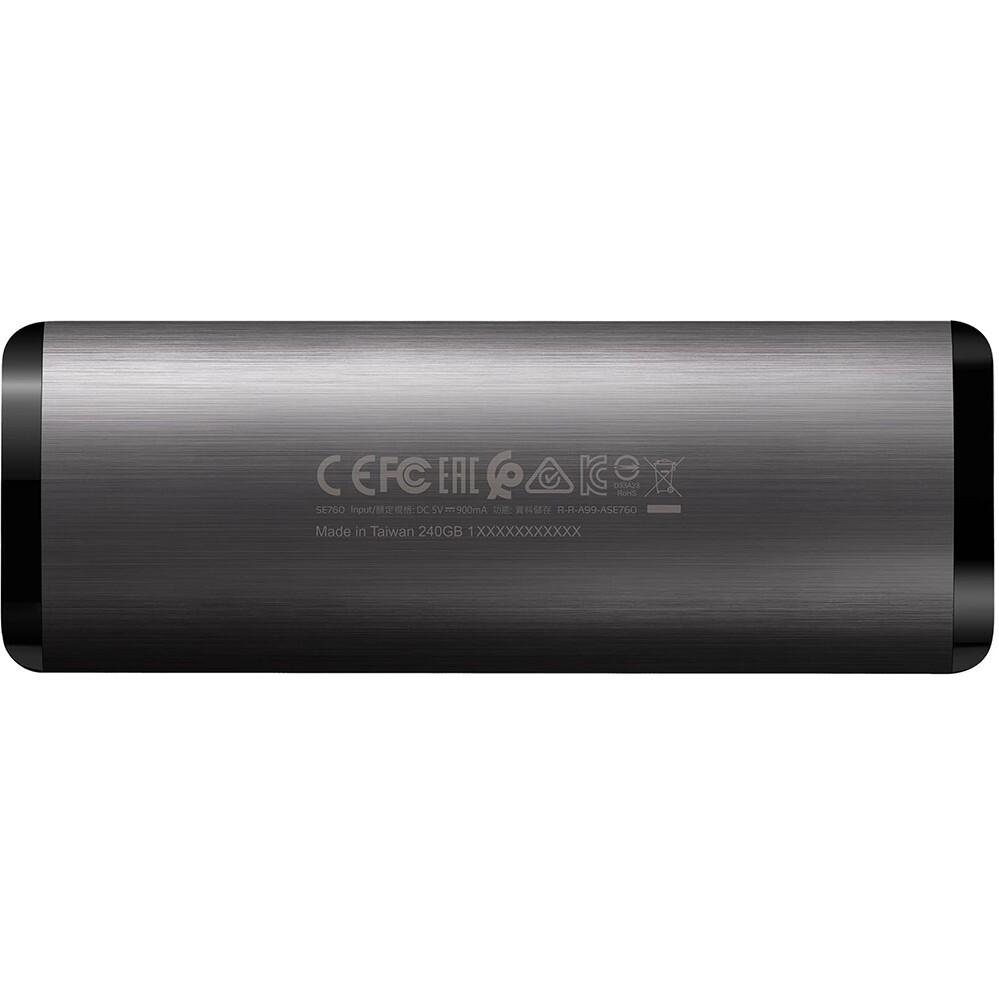 Внешний накопитель SSD 1Tb ADATA SE760 Titanium (ASE760-1TU32G2-CTI) - фото 2