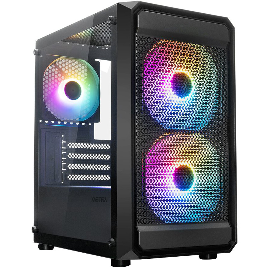 Корпус XASTRA A303M 3FRGB Black