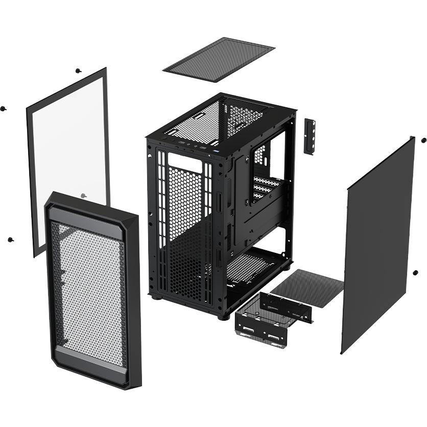 Корпус XASTRA A303M 3FRGB Black - A303M-2FC14F-1FC12F - фото 10