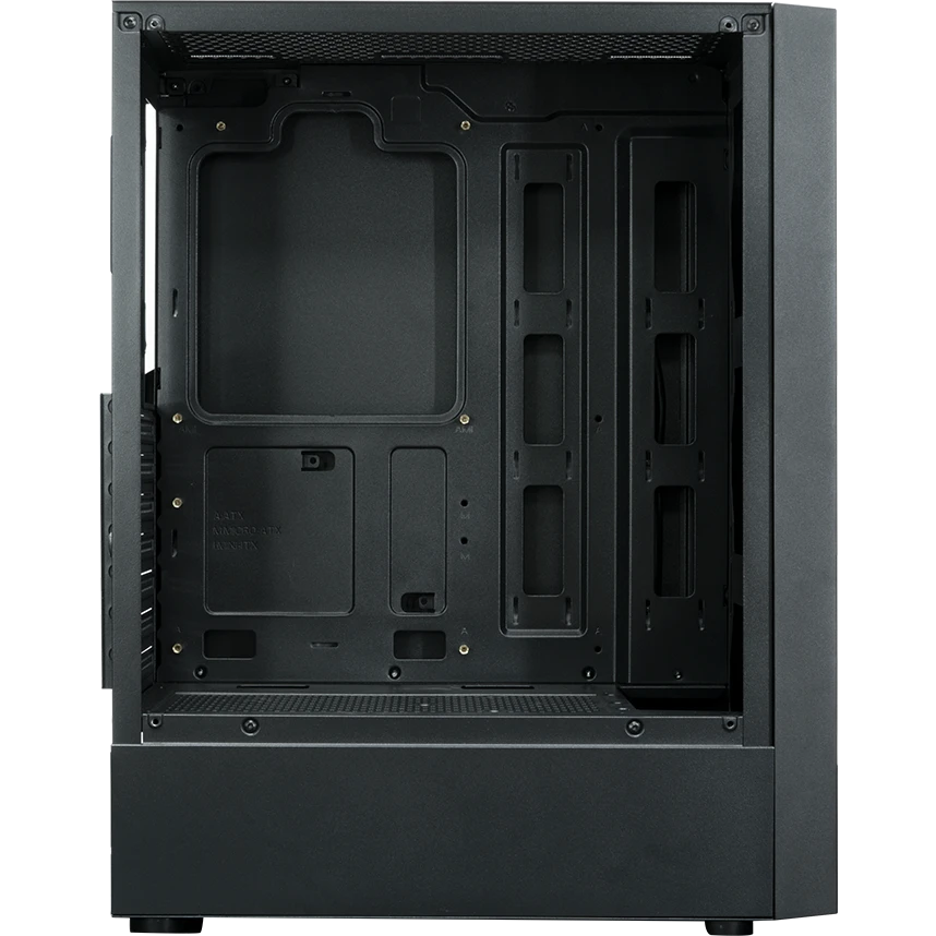 Корпус XASTRA A301 4FRGB Black - A301-BK-FC120FRGB-4F-GL - фото 6