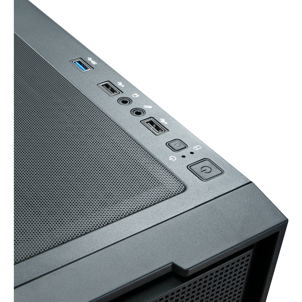 Корпус XASTRA A301 4FRGB Black - A301-BK-FC120FRGB-4F-GL - фото 9