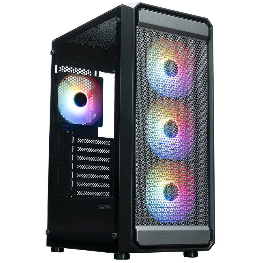Корпус XASTRA A403 4FRGB Black