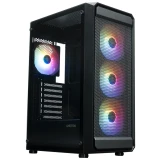 Корпус XASTRA A403 4FRGB Black (A403-4FC12F)