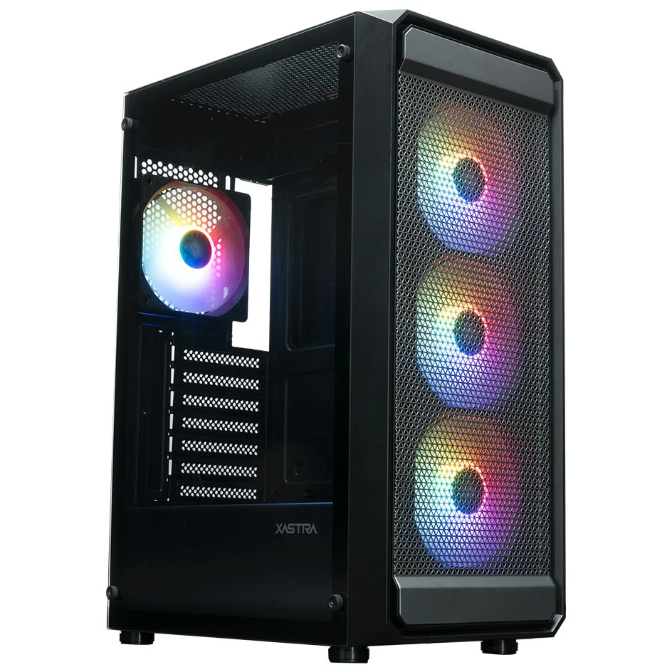 Корпус XASTRA A403 4FRGB Black - A403-4FC12F - фото 2