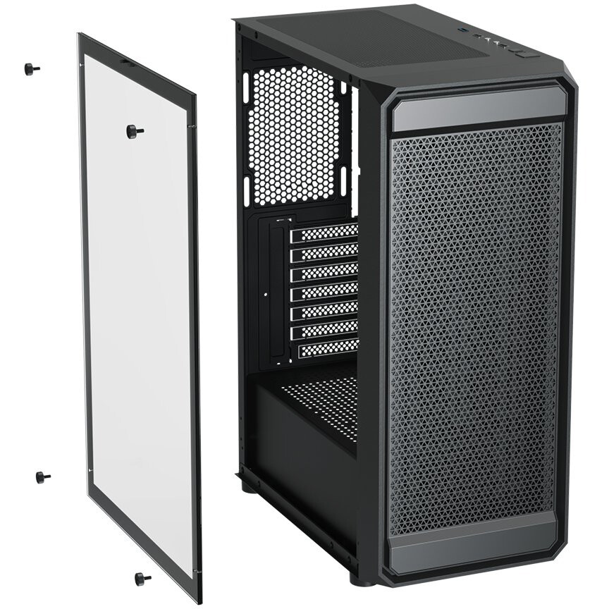 Корпус XASTRA A403 4FRGB Black - A403-4FC12F - фото 11