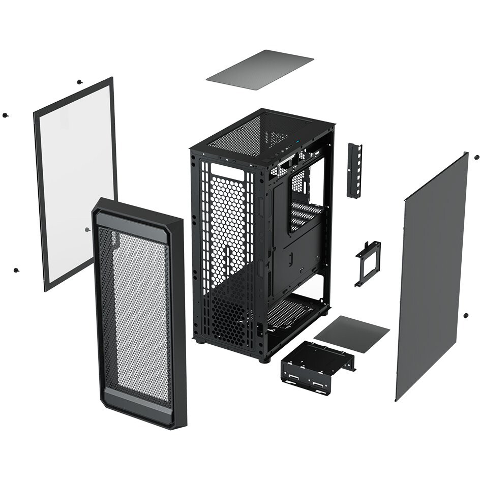 Корпус XASTRA A403 4FRGB Black - A403-4FC12F - фото 12