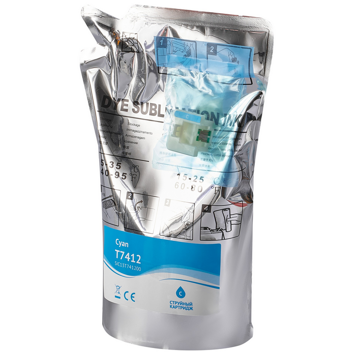 Чернила Sakura SIC13T741200 Cyan - фото 2