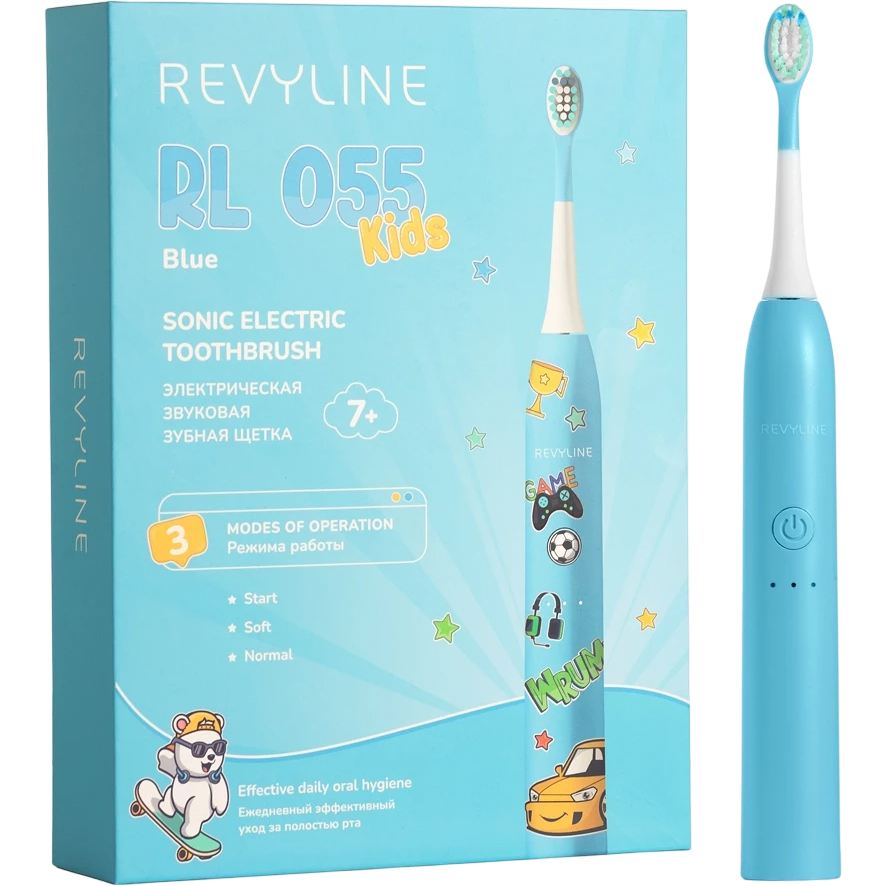 Зубная щётка Revyline RL 055 Kids Light Blue - 7936 - фото 7