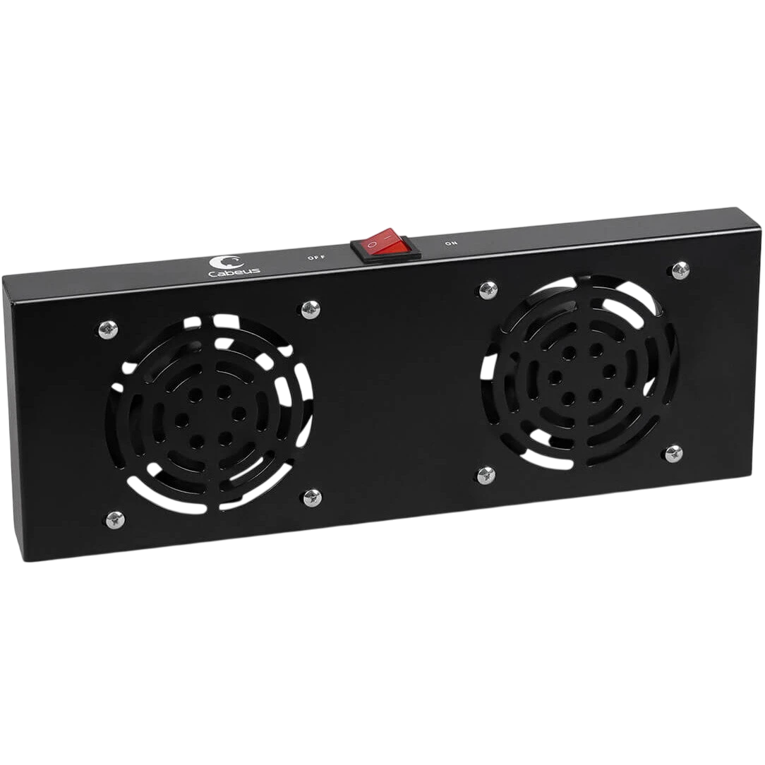 Вентиляторный модуль Cabeus TRAY-FAN2-BK - фото 2