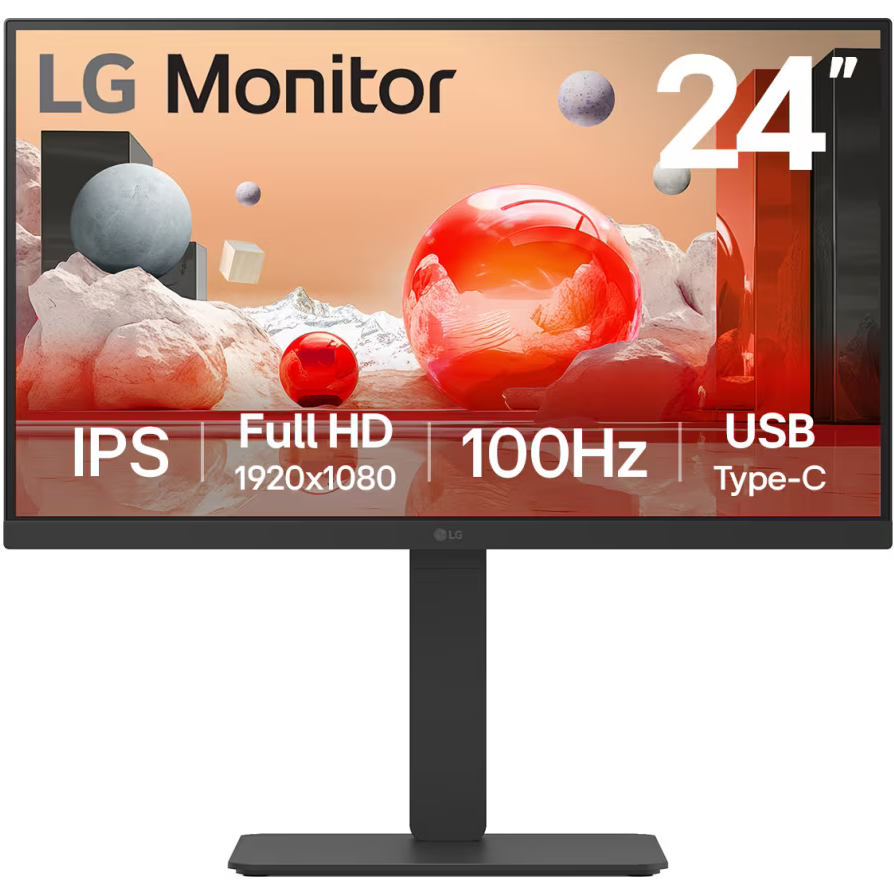 Монитор LG 24" 24BA650-B