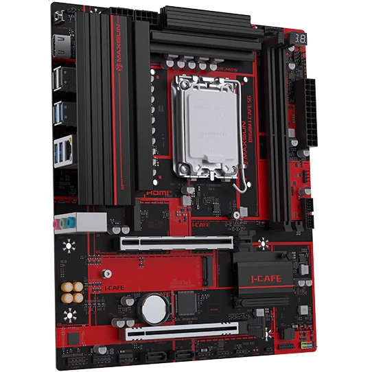 Материнская плата Maxsun B860M I-CAFE 5G - MS-B860M I-CAFE 5G - фото 2