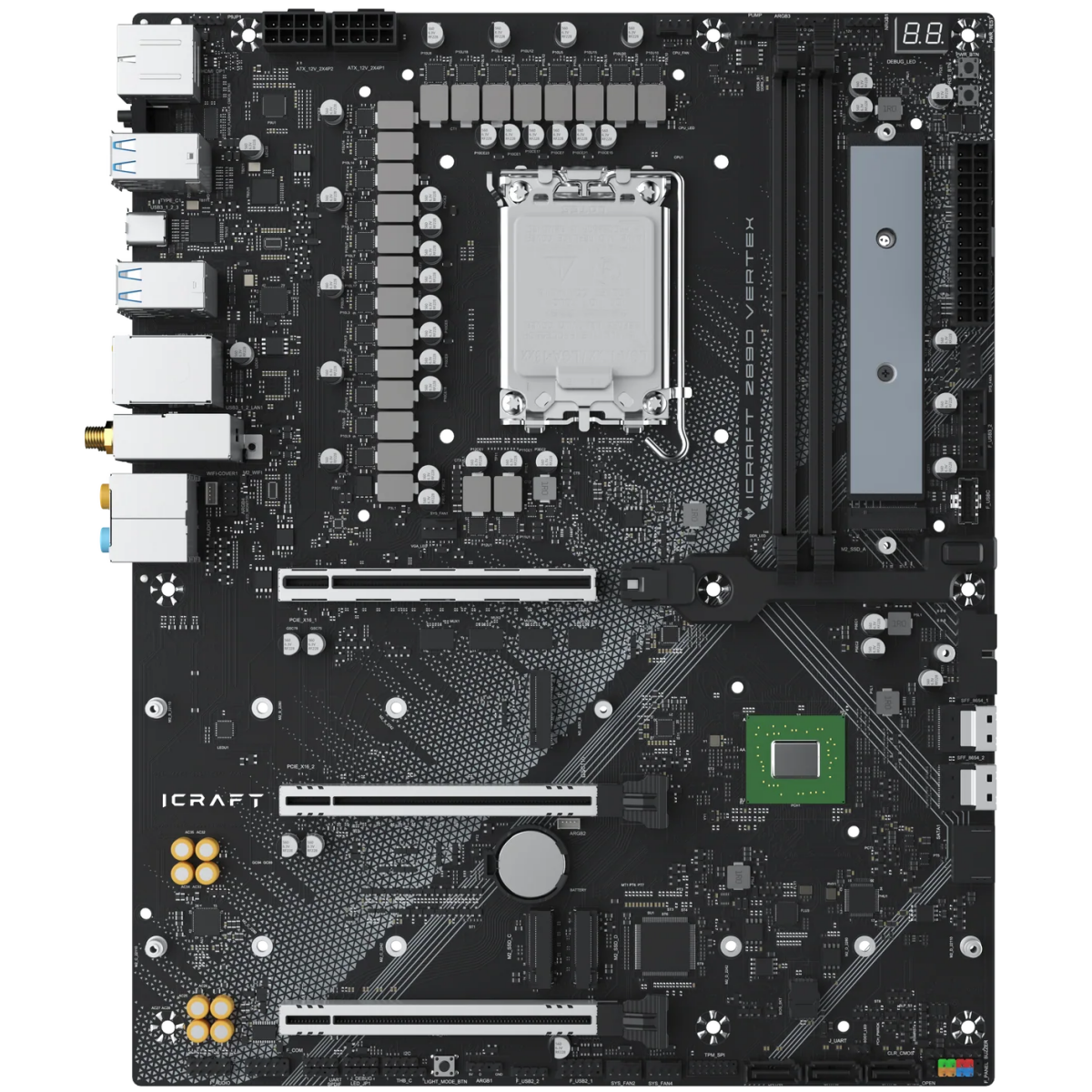 Материнская плата Maxsun iCraft Z890 VERTEX - MS-iCraft Z890 VERTEX - фото 4