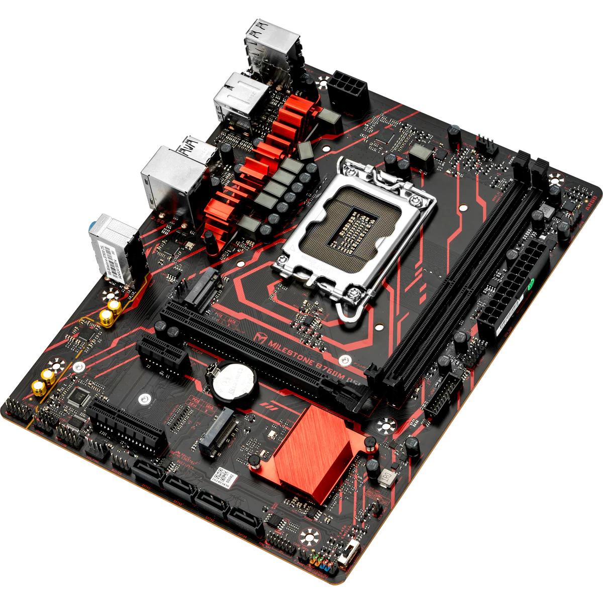 Материнская плата Maxsun Milestone B760M D5L V2 - MS-Milestone B760M D5L V2 - фото 3