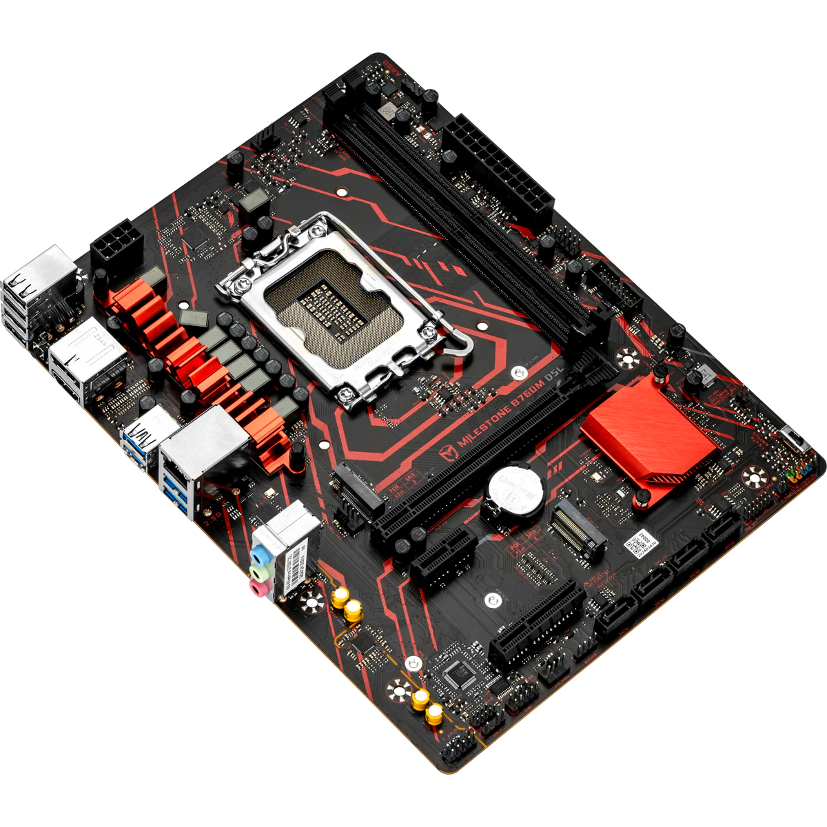 Материнская плата Maxsun Milestone B760M D5L V2 - MS-Milestone B760M D5L V2 - фото 4