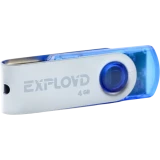 USB Flash накопитель 4Gb Exployd 530 Blue (EX004GB530-Bl)
