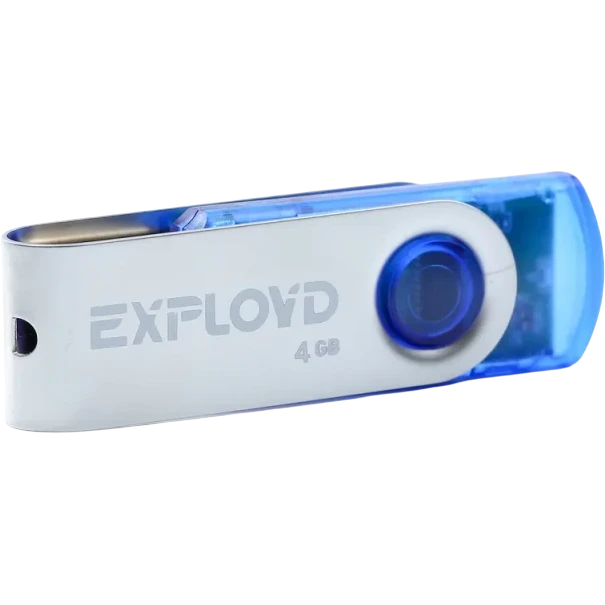 USB Flash накопитель 4Gb Exployd 530 Blue - EX004GB530-Bl