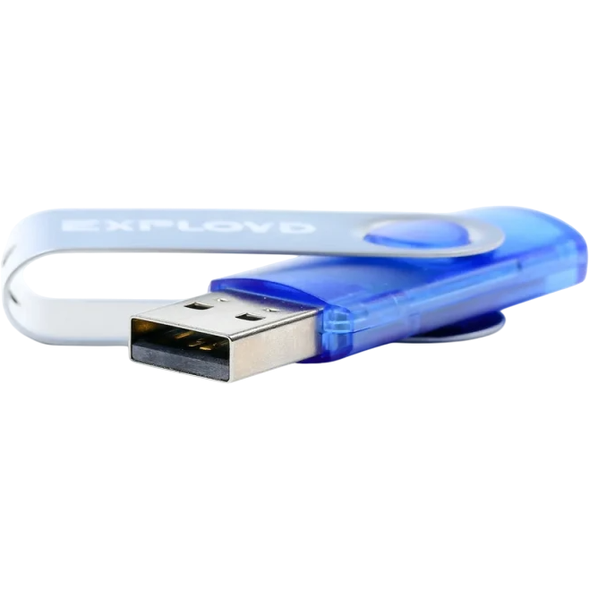 USB Flash накопитель 4Gb Exployd 530 Blue - EX004GB530-Bl - фото 6