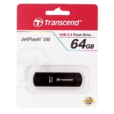 USB Flash накопитель 64Gb Transcend JetFlash 350 Black (TS64GJF350)