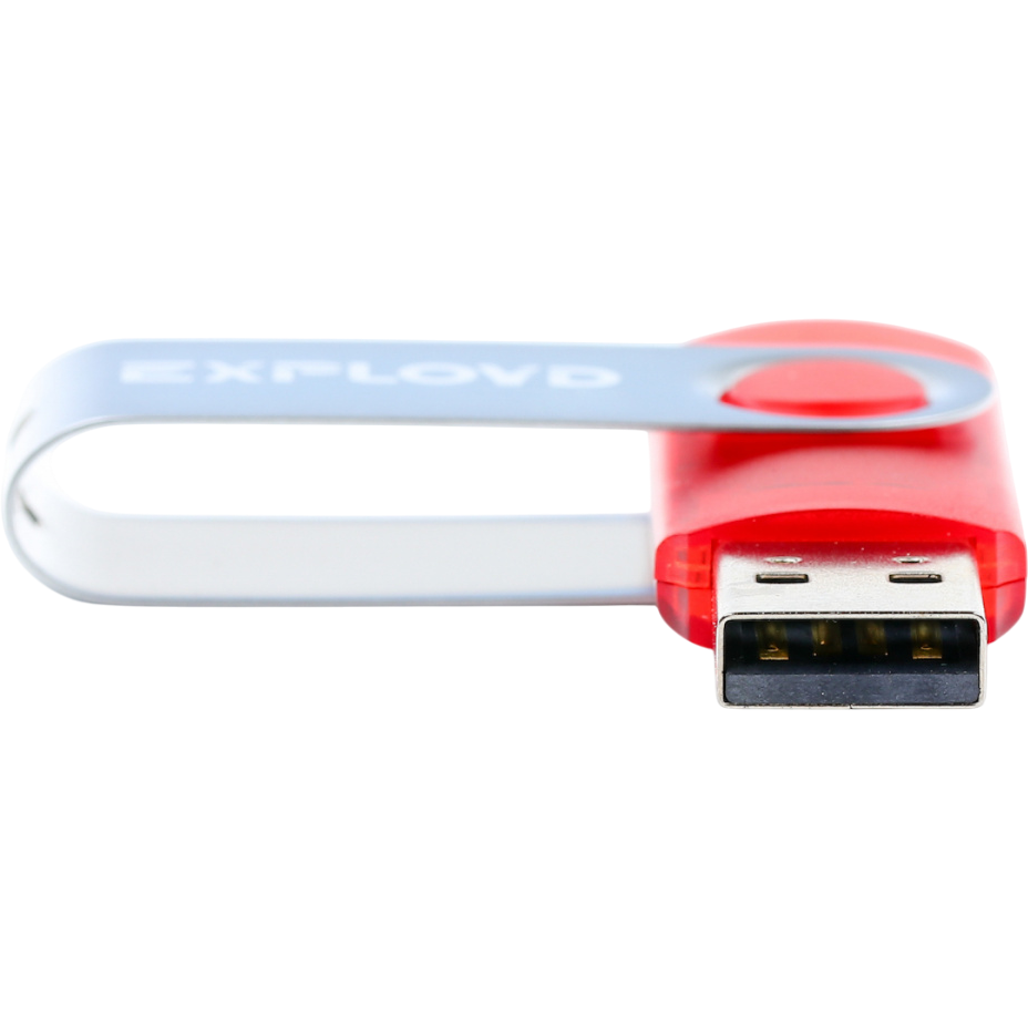 USB Flash накопитель 8Gb Exployd 530 Red - EX008GB530-R - фото 7