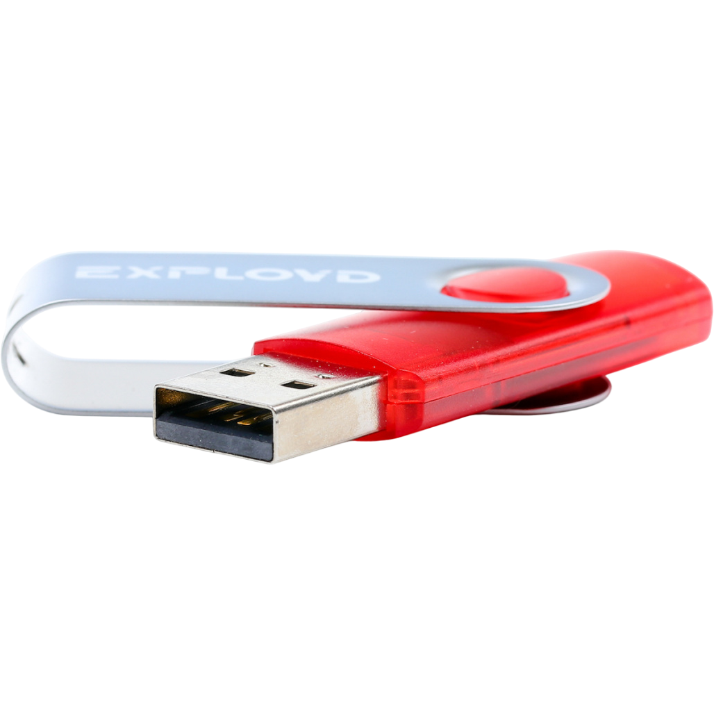 USB Flash накопитель 16Gb Exployd 530 Red - EX016GB530-R - фото 6