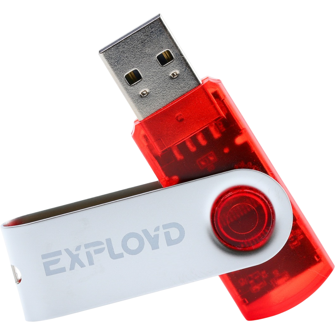 USB Flash накопитель 32Gb Exployd 530 Red - EX032GB530-R - фото 3