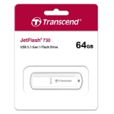 USB Flash накопитель 64Gb Transcend JetFlash 730 White (TS64GJF730)