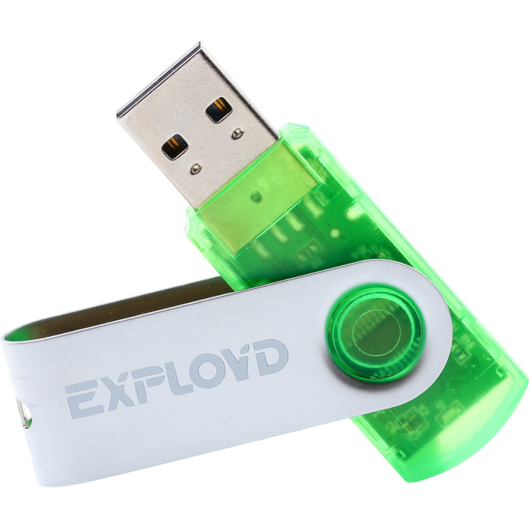 USB Flash накопитель 8Gb Exployd 530 Green - EX008GB530-G - фото 3