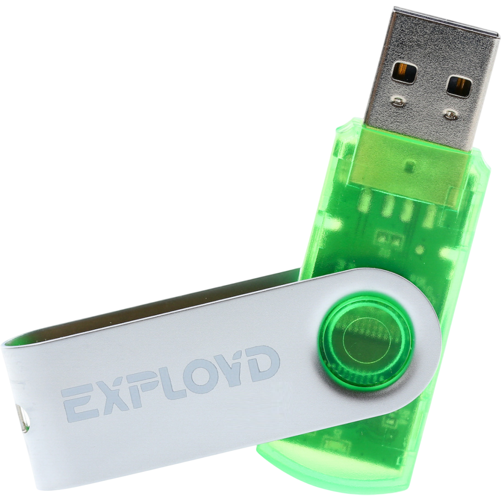 USB Flash накопитель 32Gb Exployd 530 Green - EX032GB530-G - фото 4