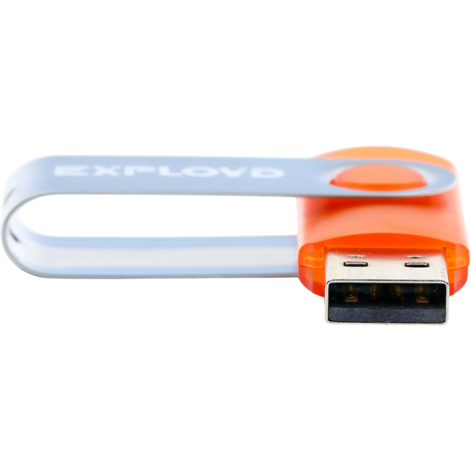 USB Flash накопитель 16Gb Exployd 530 Orange - EX016GB530-O - фото 7