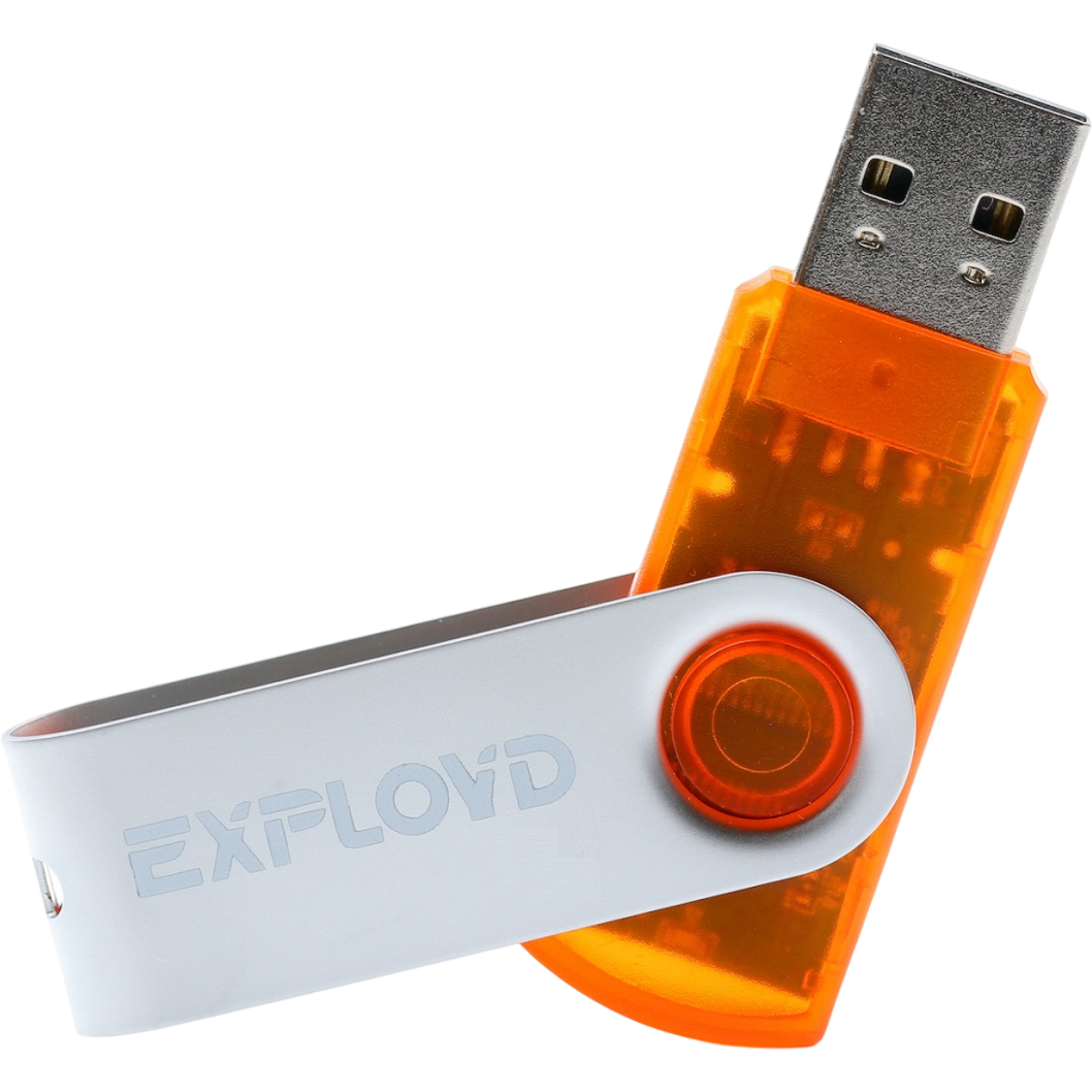 USB Flash накопитель 64Gb Exployd 530 Orange - EX064GB530-O - фото 4