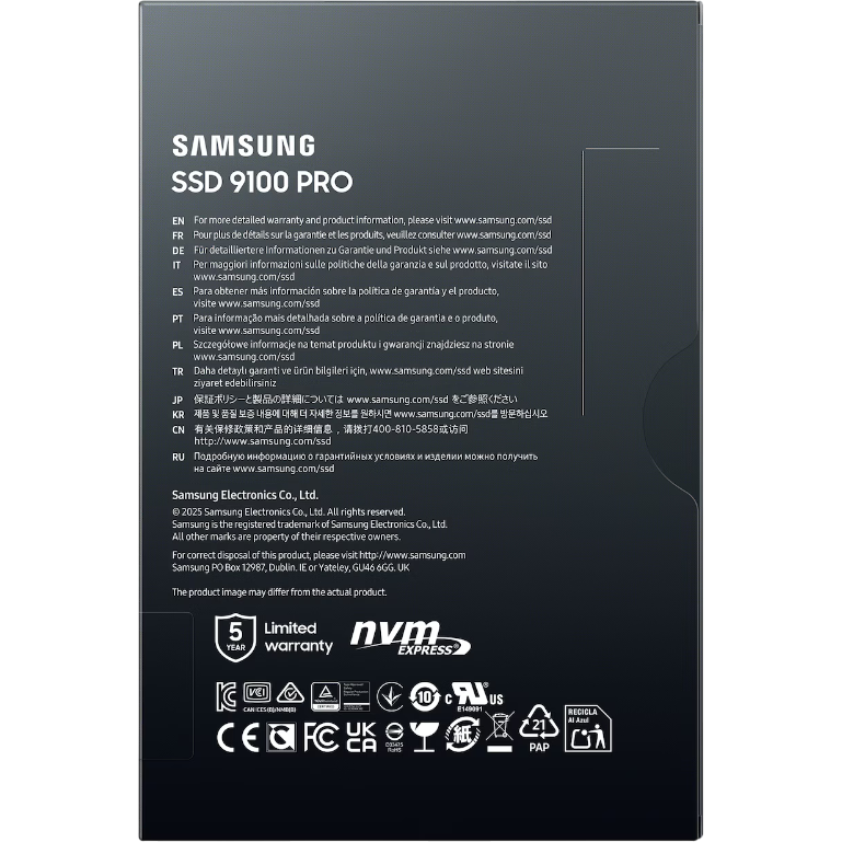 Накопитель SSD 8Tb Samsung 9100 PRO (MZ-VAP8T0BW) - фото 7