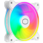 Вентилятор для корпуса Cooler Master MasterFan MF120 HALO2 White - MFL-B2DW-21NP2-R2 - фото 2