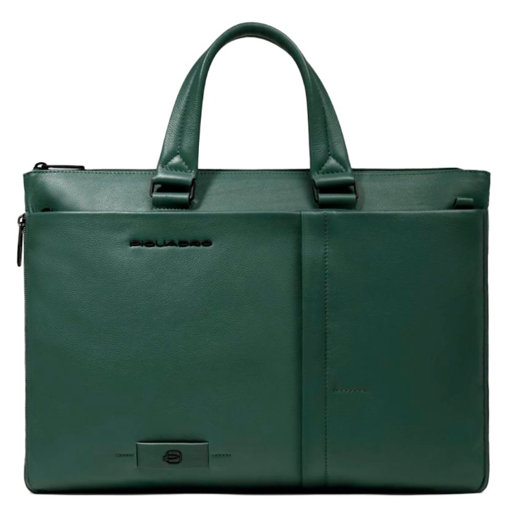 Сумка для ноутбука Piquadro Slim Laptop Bag 15.6" Green (CA4021W137) - CA4021W137/VE