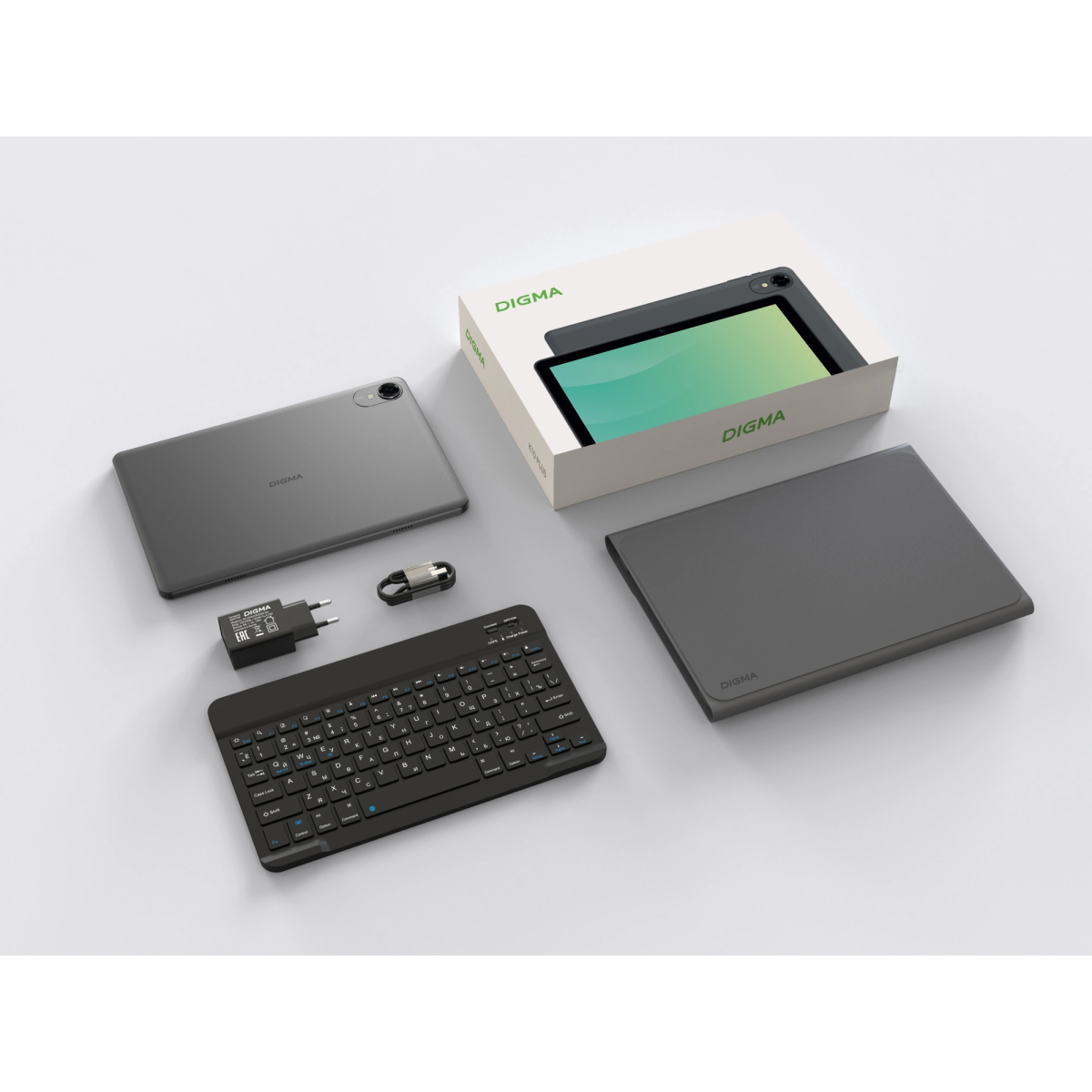 Планшет Digma K10 Plus 4/64Gb Grey - DA1C0P02 - фото 10