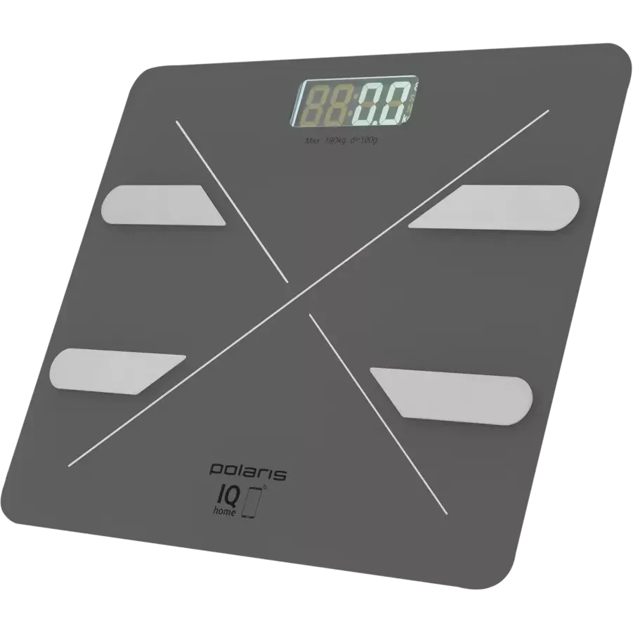 Напольные весы Polaris PWS 1898 IQ Home Graphite - фото 2