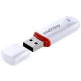 USB Flash накопитель 4Gb SmartBuy Crown White (SB4GBCRW-W)