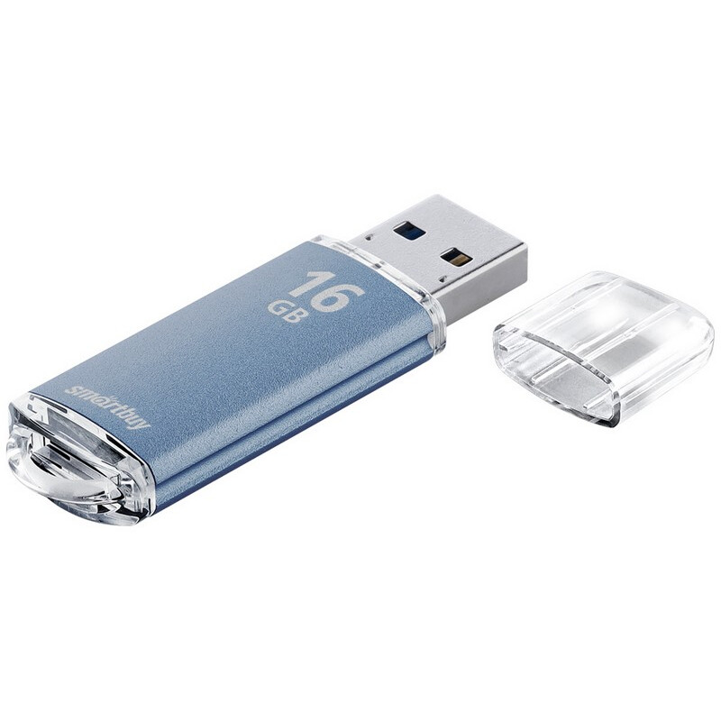 USB Flash накопитель 16GB SmartBuy V-Cut Blue (SB16GBVC-B)